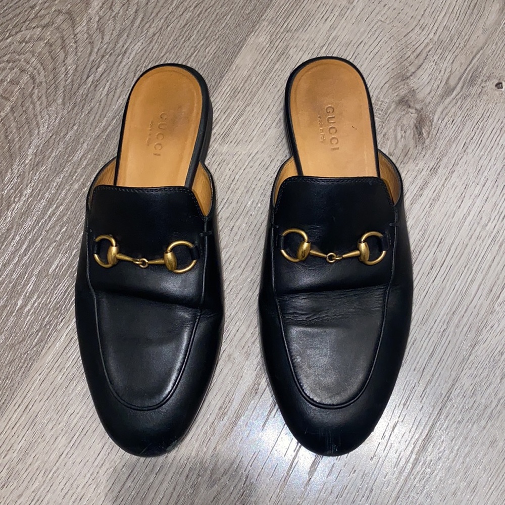 Gucci Princetown Leather Slipper